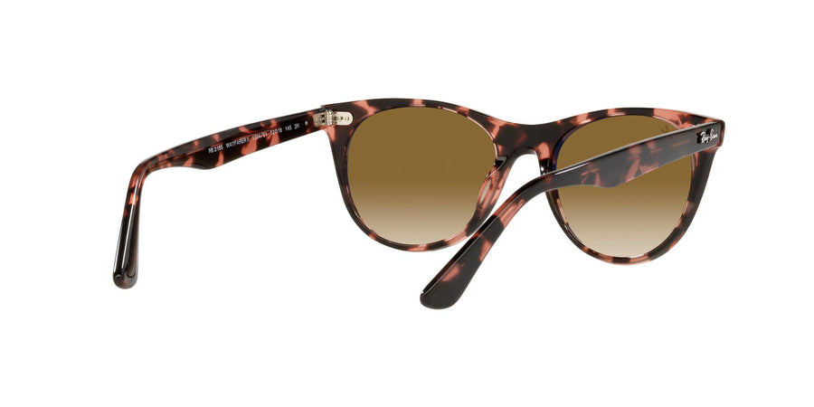 Wayfarer II Fleck RB2185 – Pink Havana / Clear Gradient Brown