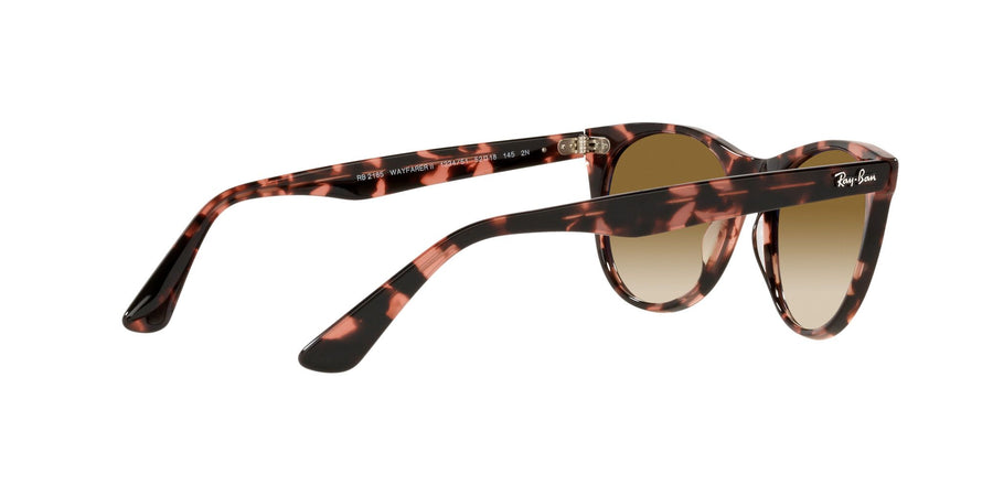 Wayfarer II Fleck RB2185 – Pink Havana / Clear Gradient Brown