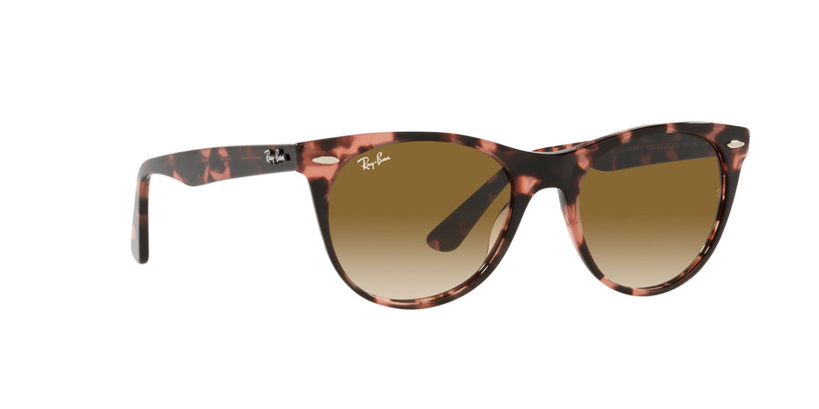 Wayfarer II Fleck RB2185 – Pink Havana / Clear Gradient Brown