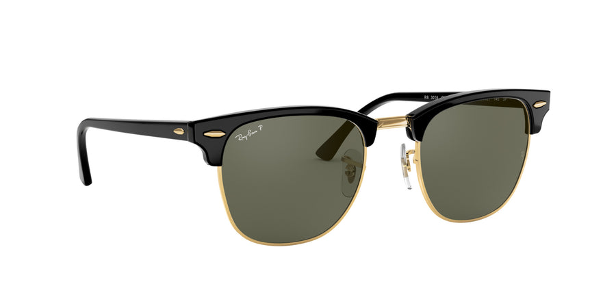 Clubmaster Classic RB3016 – Black / G-15 Green