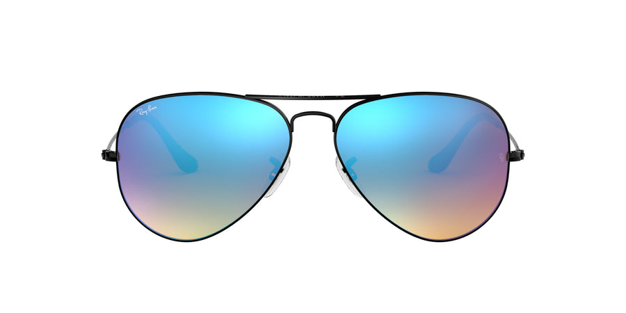 Aviator Mirror RB3025 – Black / Brown Gradient Mirror Blue