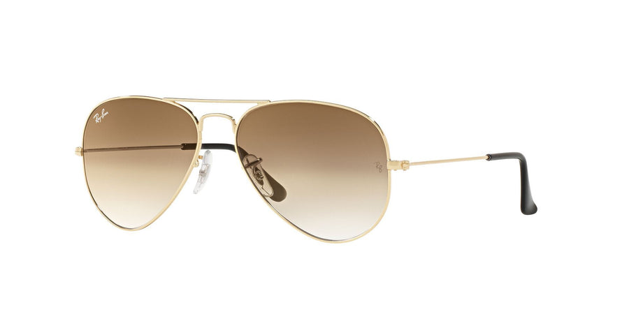 Aviator Gradient RB3025I – Gold / Clear Gradient Brown