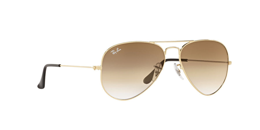 Aviator Gradient RB3025I – Gold / Clear Gradient Brown