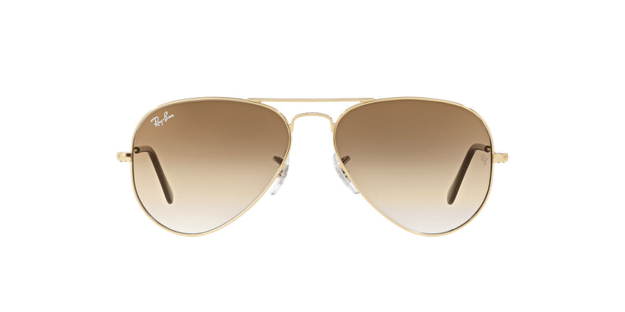 Aviator Gradient RB3025I – Gold / Clear Gradient Brown