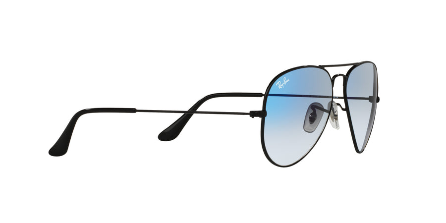 Aviator Gradient RB3025I – Black / Clear Gradient Blue
