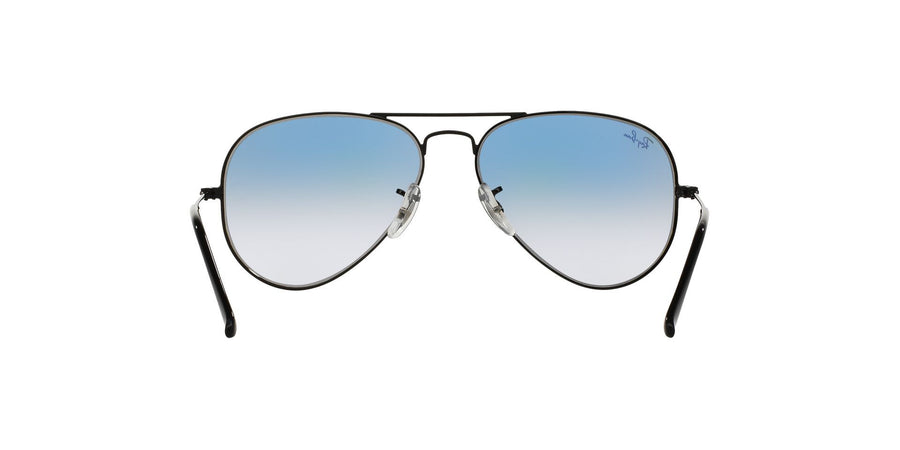 Aviator Gradient RB3025I – Black / Clear Gradient Blue