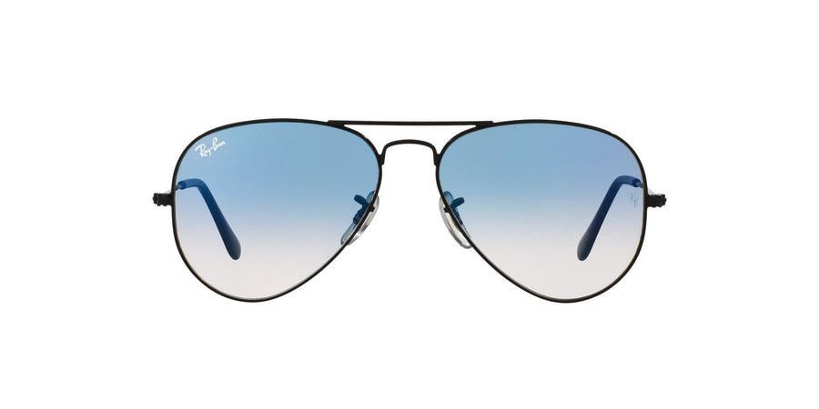 Aviator Gradient RB3025I – Black / Clear Gradient Blue