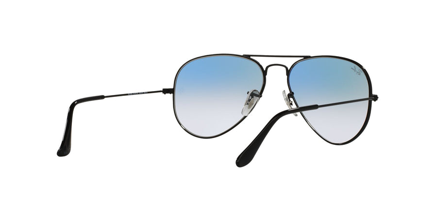 Aviator Gradient RB3025I – Black / Clear Gradient Blue