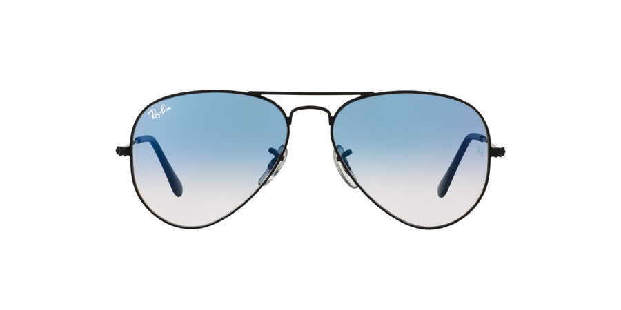 Aviator Gradient RB3025I – Black / Clear Gradient Blue