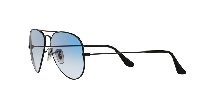 Aviator Gradient RB3025I – Black / Clear Gradient Blue