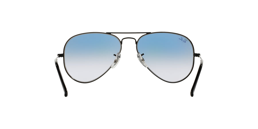 Aviator Gradient RB3025I – Black / Clear Gradient Blue