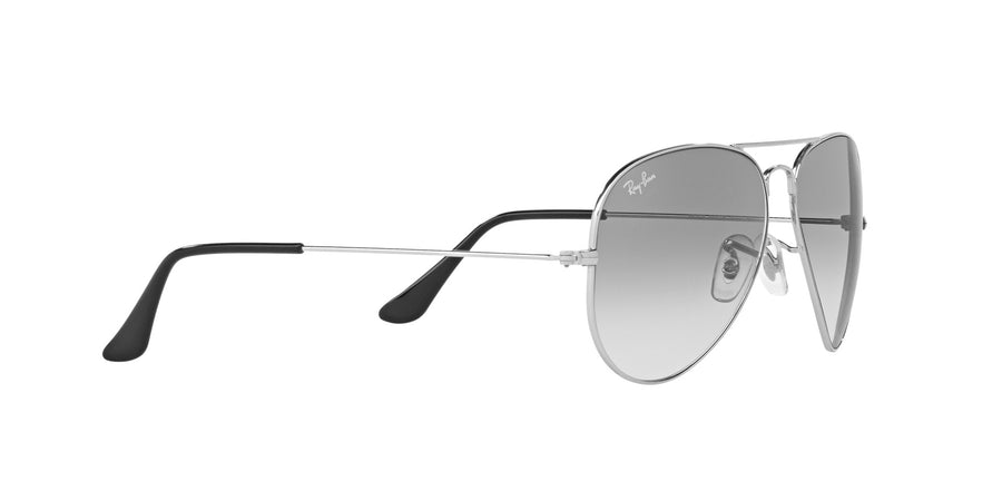 Aviator Gradient RB3025I – Silver / Clear Gradient Grey