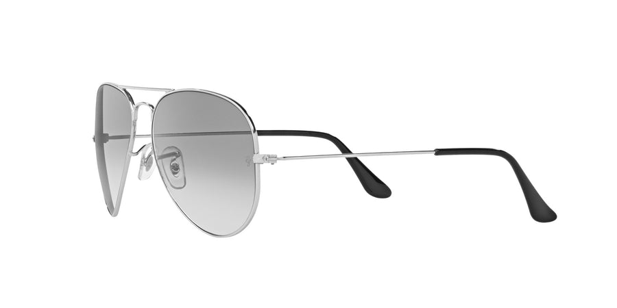 Aviator Gradient RB3025I – Silver / Clear Gradient Grey