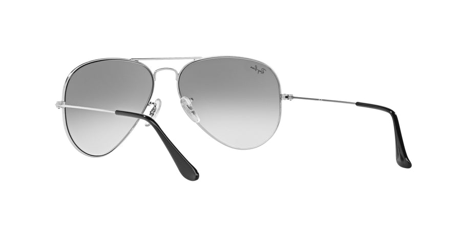 Aviator Gradient RB3025I – Silver / Clear Gradient Grey