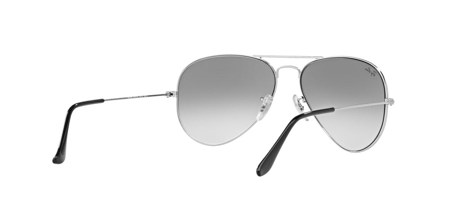 Aviator Gradient RB3025I – Silver / Clear Gradient Grey