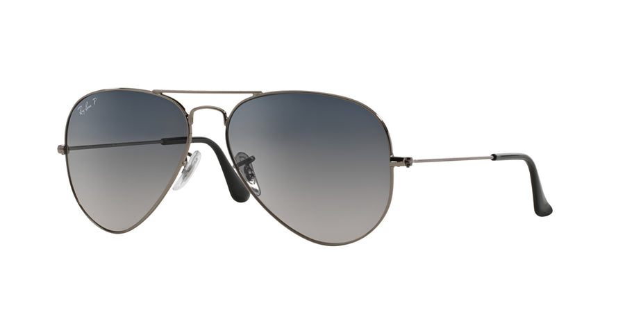 Aviator Gradient RB3025I – Gunmetal / Blue Gradient Grey
