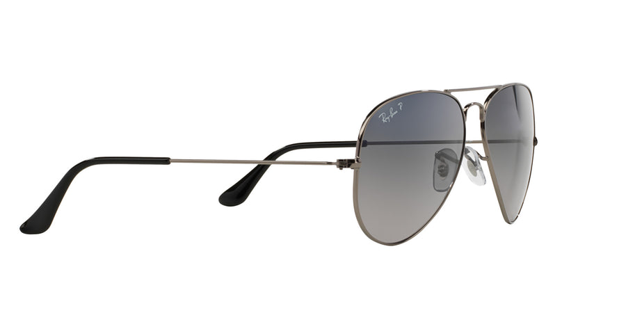 Aviator Gradient RB3025I – Gunmetal / Blue Gradient Grey