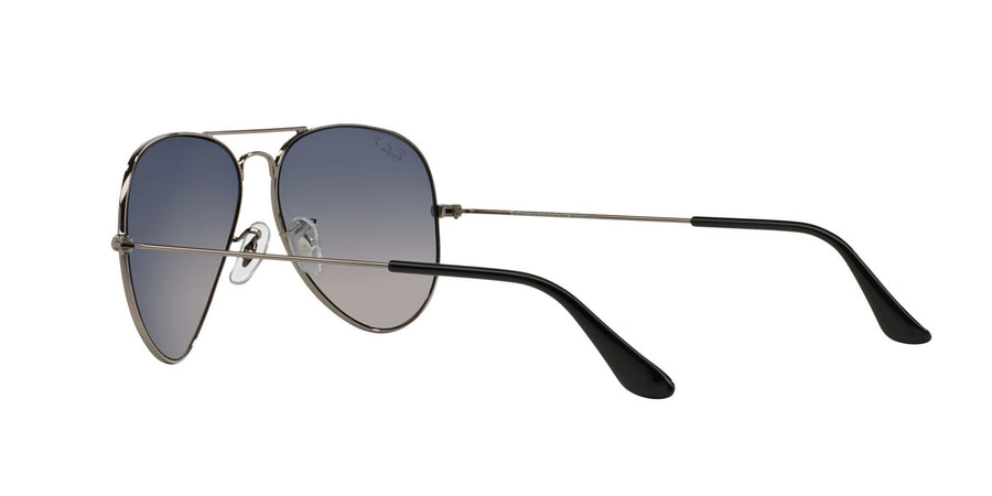Aviator Gradient RB3025I – Gunmetal / Blue Gradient Grey