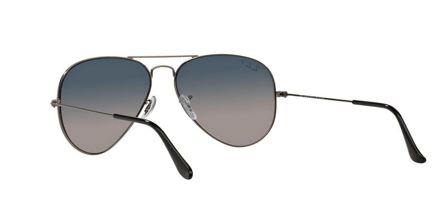 Aviator Gradient RB3025I – Gunmetal / Blue Gradient Grey