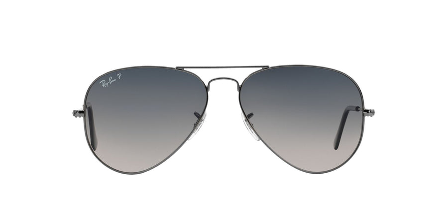 Aviator Gradient RB3025I – Gunmetal / Blue Gradient Grey