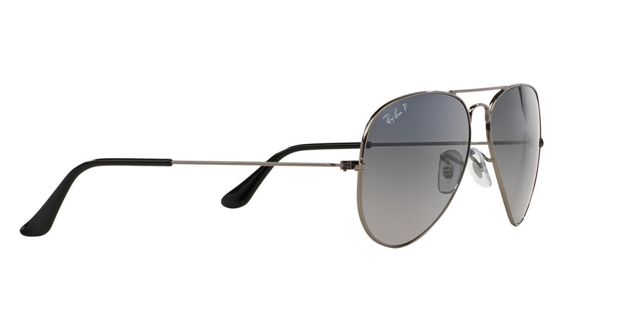 Aviator Gradient RB3025I – Gunmetal / Blue Gradient Grey