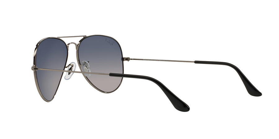 Aviator Gradient RB3025I – Gunmetal / Blue Gradient Grey