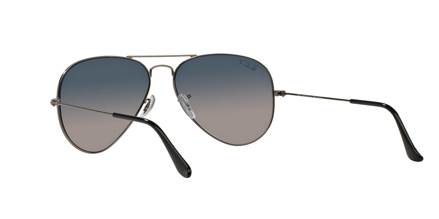 Aviator Gradient RB3025I – Gunmetal / Blue Gradient Grey