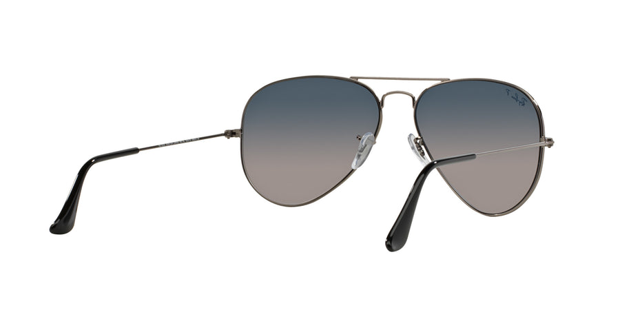 Aviator Gradient RB3025I – Gunmetal / Blue Gradient Grey