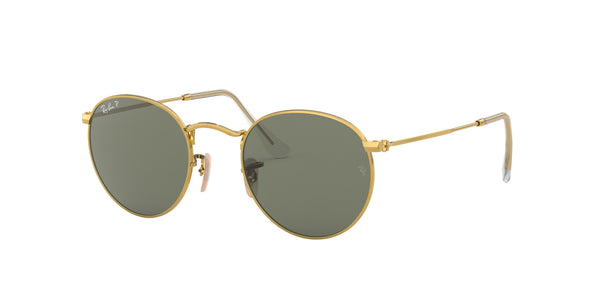 Round RB3447 – Gold / Green Polarized