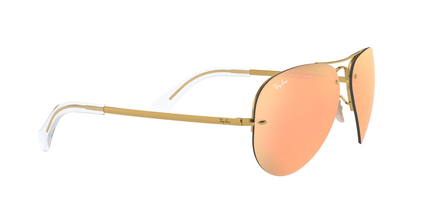RB3449 – Gold / Light Brown Mirror Pink