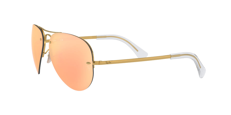 RB3449 – Gold / Light Brown Mirror Pink