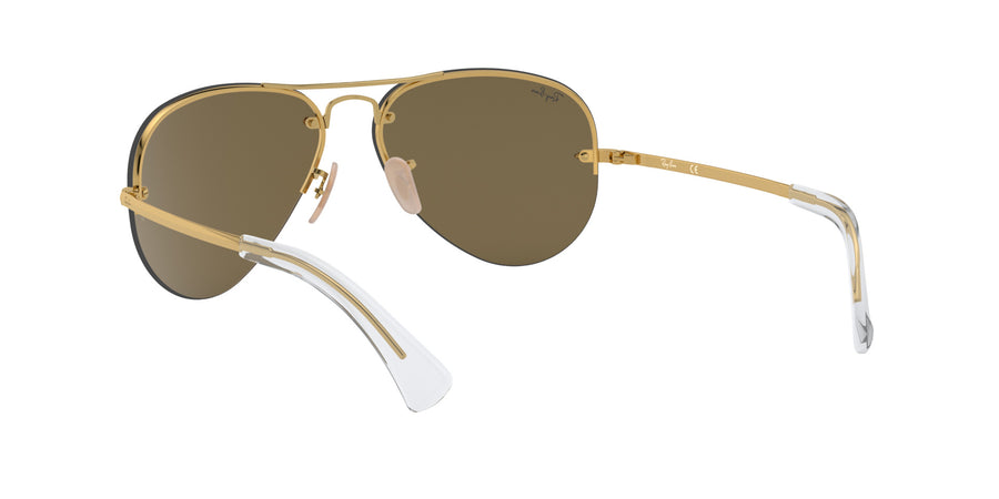 RB3449 – Gold / Light Brown Mirror Pink