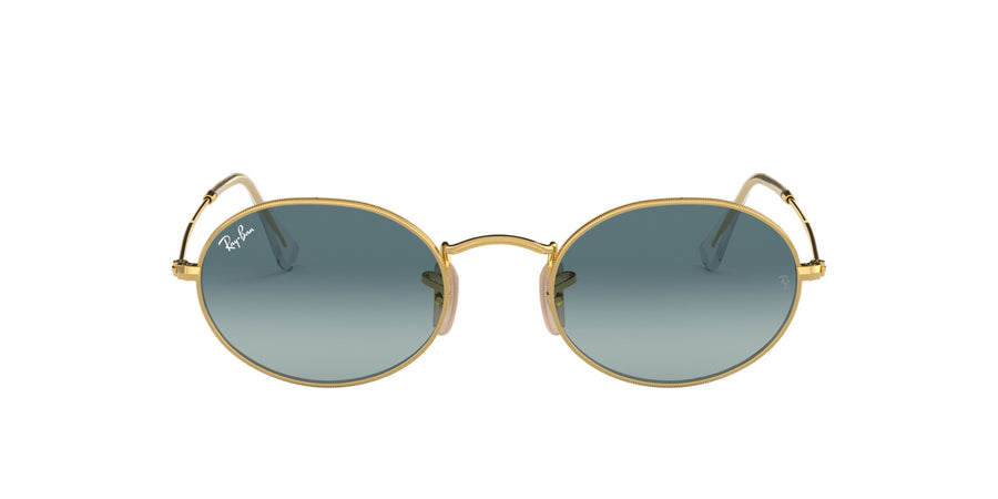 Oval Flat Lenses RB3547 – Gold / Blue Gradient Grey
