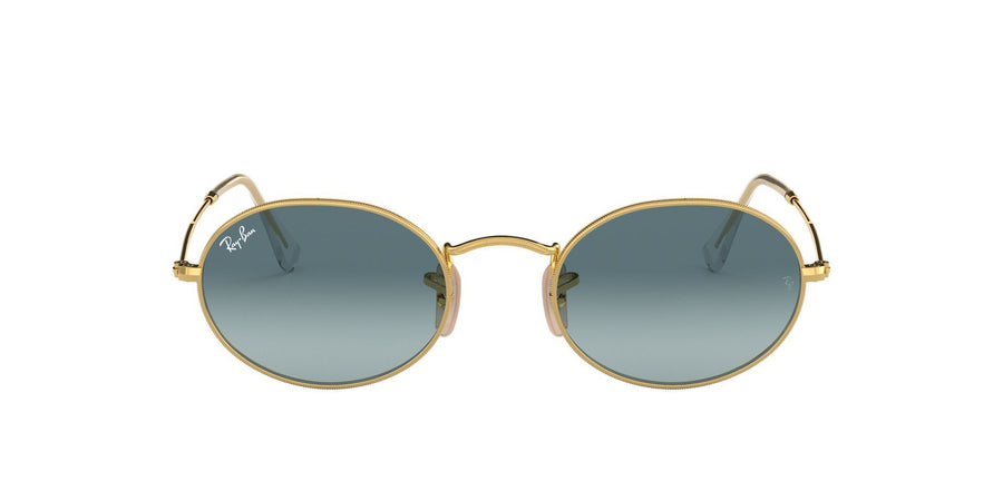 Oval Flat Lenses RB3547 – Gold / Blue Gradient Grey