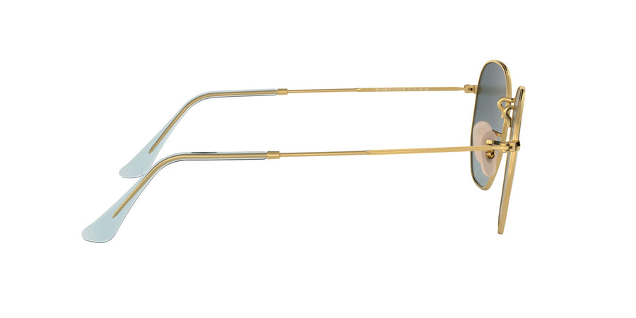 Hexagonal Flat Lenses RB3548 – Gold / Blue Gradient Grey
