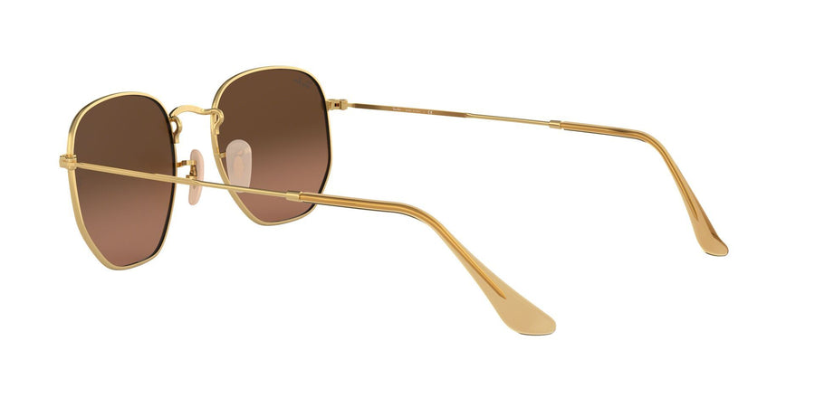 Hexagonal Flat Lenses RB3548 – Gold / Brown Gradient Grey