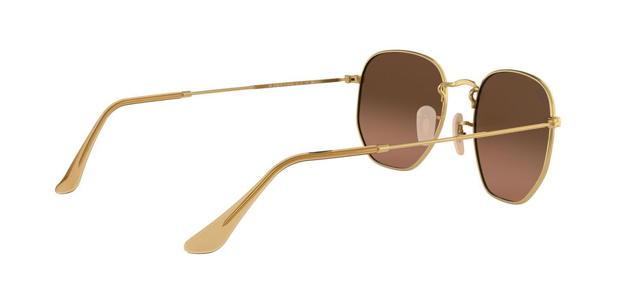 Hexagonal Flat Lenses RB3548 – Gold / Brown Gradient Grey