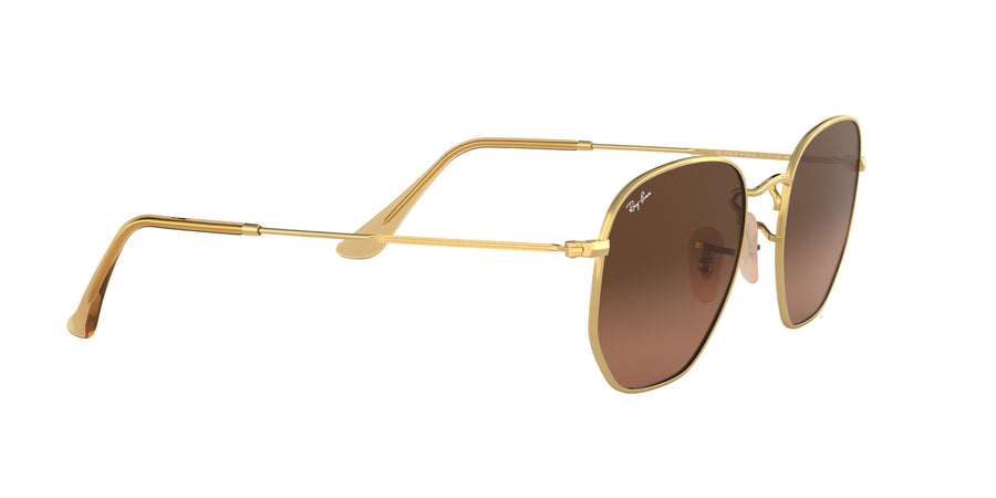 Hexagonal Flat Lenses RB3548 – Gold / Brown Gradient Grey