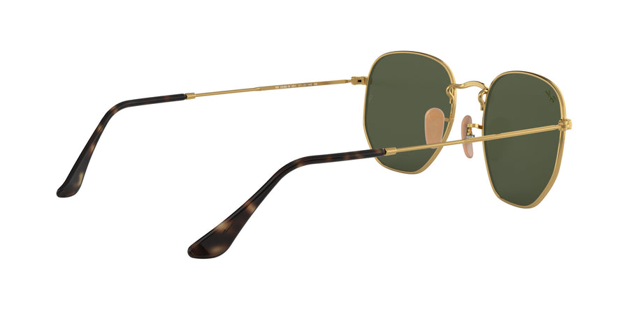 Hexagonal Flat Lenses RB3548 – Gold / G-15 Green