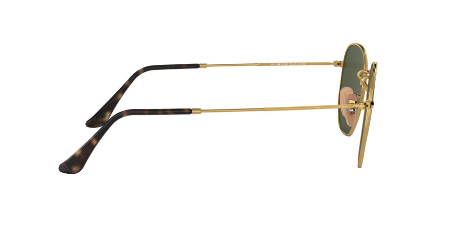 Hexagonal Flat Lenses RB3548 – Gold / G-15 Green