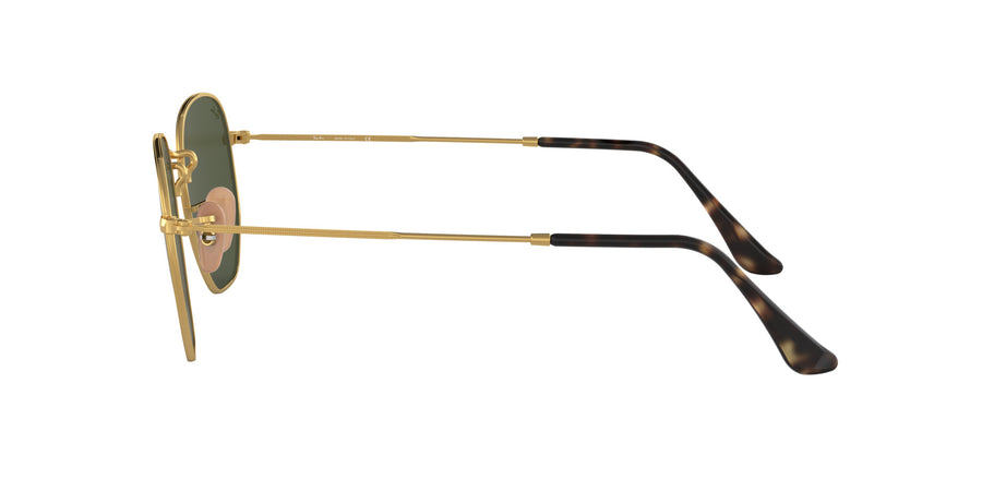 Hexagonal Flat Lenses RB3548 – Gold / G-15 Green