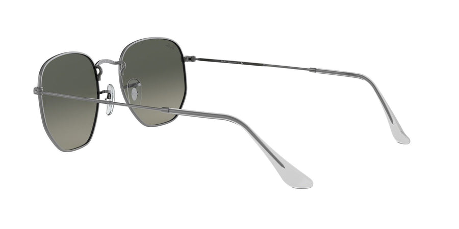 Hexagonal Flat Lenses RB3548 – Gunmetal / Light Grey Gradient Dark Grey