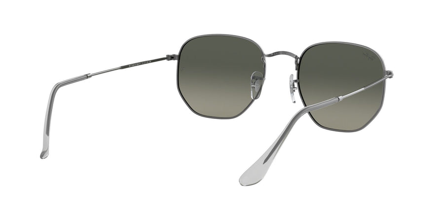 Hexagonal Flat Lenses RB3548 – Gunmetal / Light Grey Gradient Dark Grey