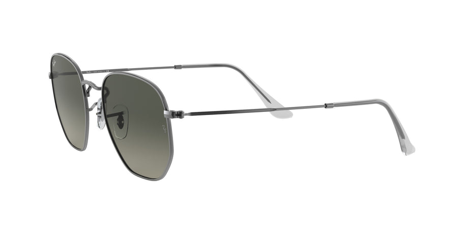 Hexagonal Flat Lenses RB3548 – Gunmetal / Light Grey Gradient Dark Grey
