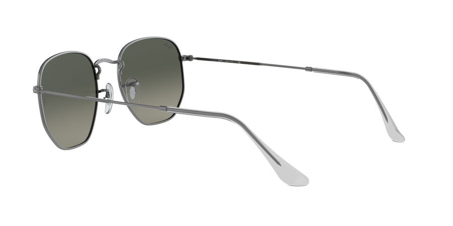 Hexagonal Flat Lenses RB3548 – Gunmetal / Light Grey Gradient Dark Grey