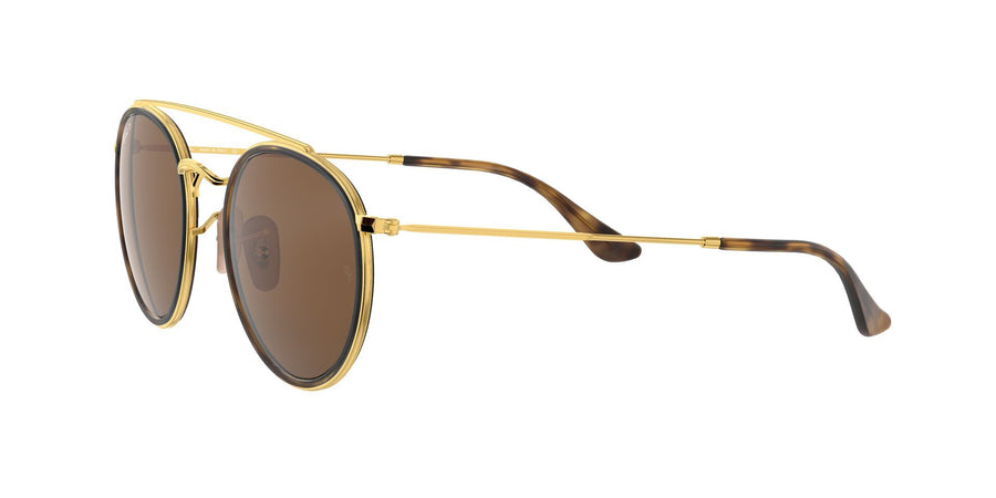 Round Double Bridge RB3647 – Gold / B-15 Brown