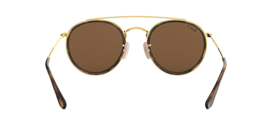 Round Double Bridge RB3647 – Gold / B-15 Brown