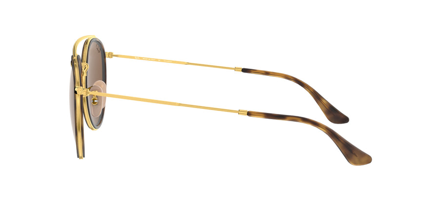 Round Double Bridge RB3647 – Gold / B-15 Brown