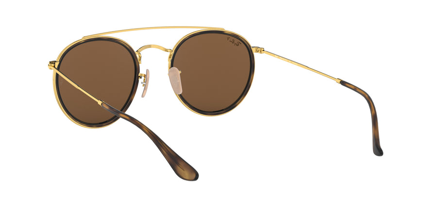 Round Double Bridge RB3647 – Gold / B-15 Brown