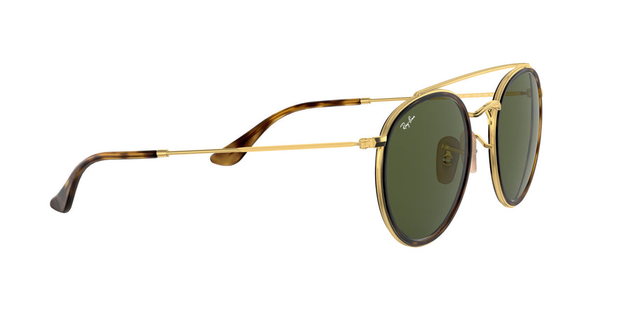 Round Double Bridge RB3647 – Gold / G-15 Green